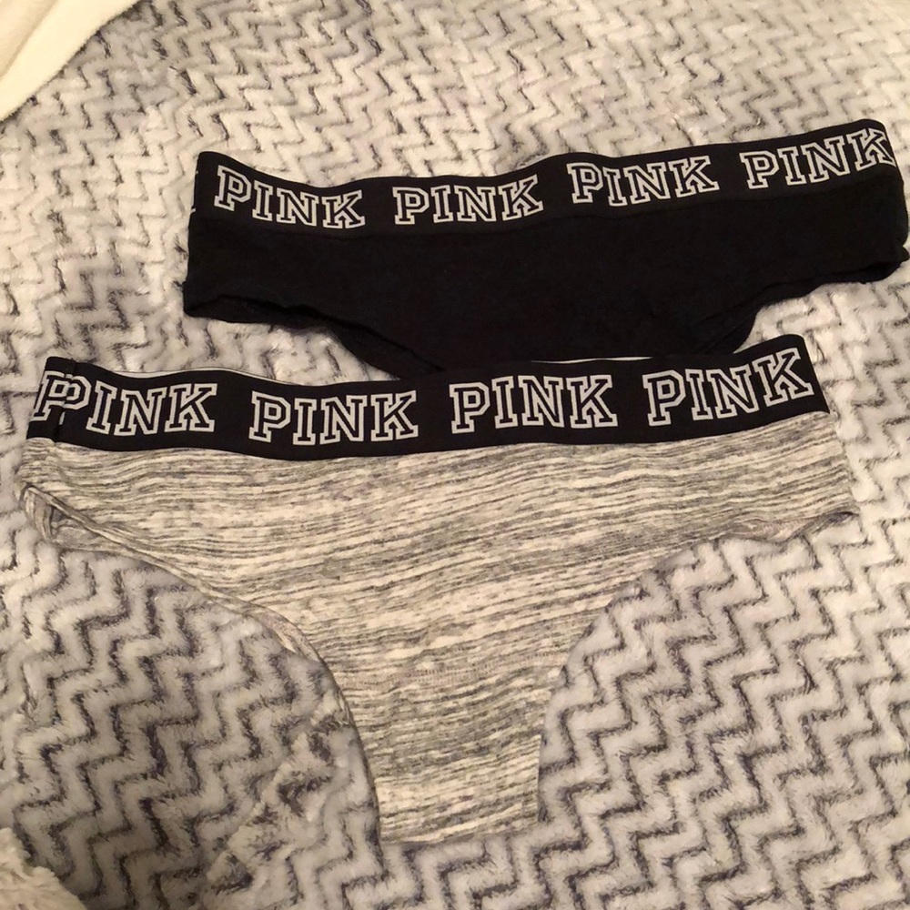 Set of 2 PINK cheeky boyshorts